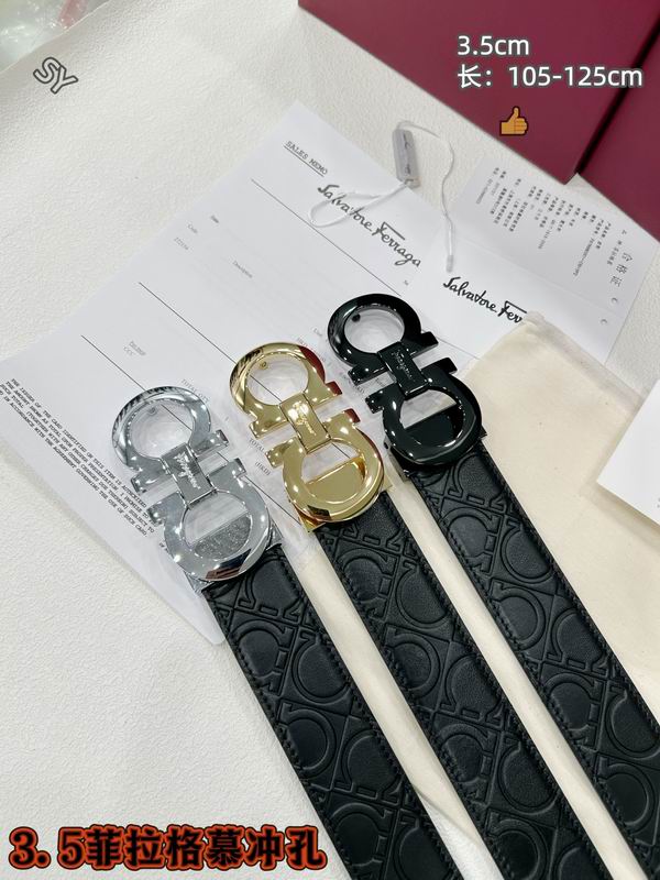 Ferragamo belt 35mmX105-125cm 8L261